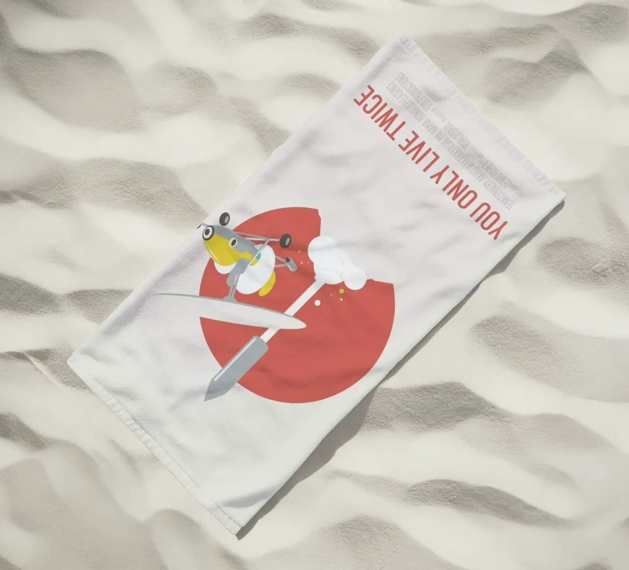 You Only Live Twice toalla de playa de Bruno Morphet