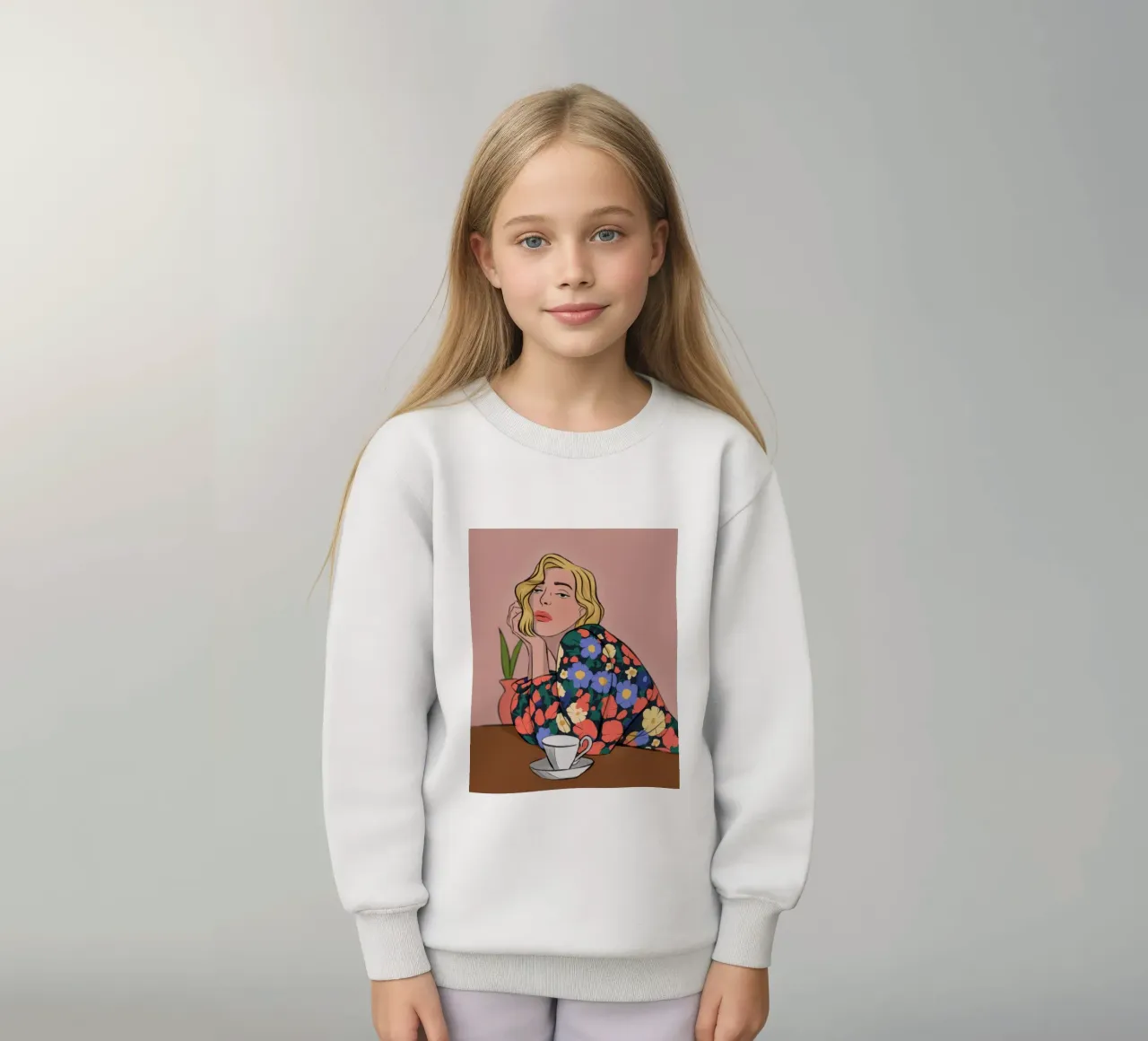 Pausa riflessiva felpa bambino da Prism Palette