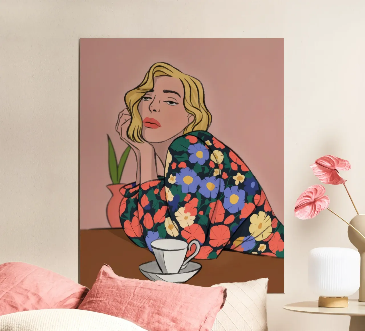 Pausa riflessiva poster con telaio in plastica da Prism Palette