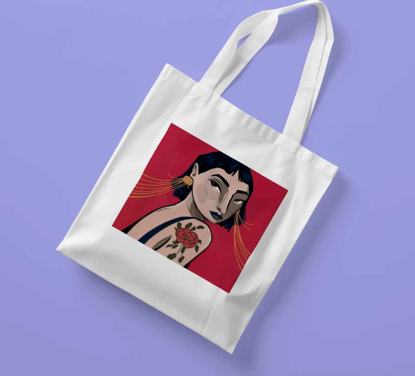 Kühnheit des Ausdrucks Jutebeutel von Prism Palette