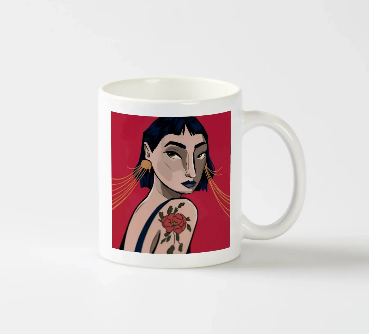 Bold Expression ceramic mug by Prism Palette