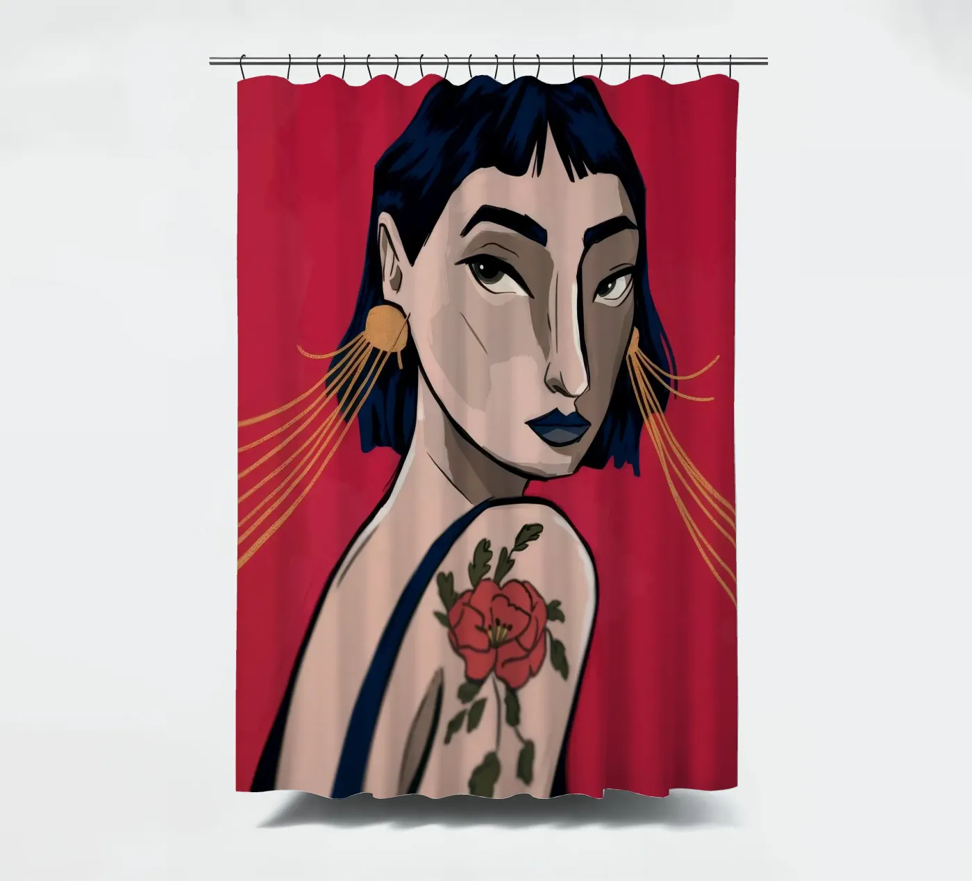 Espressione in grassetto tenda da doccia da Prism Palette