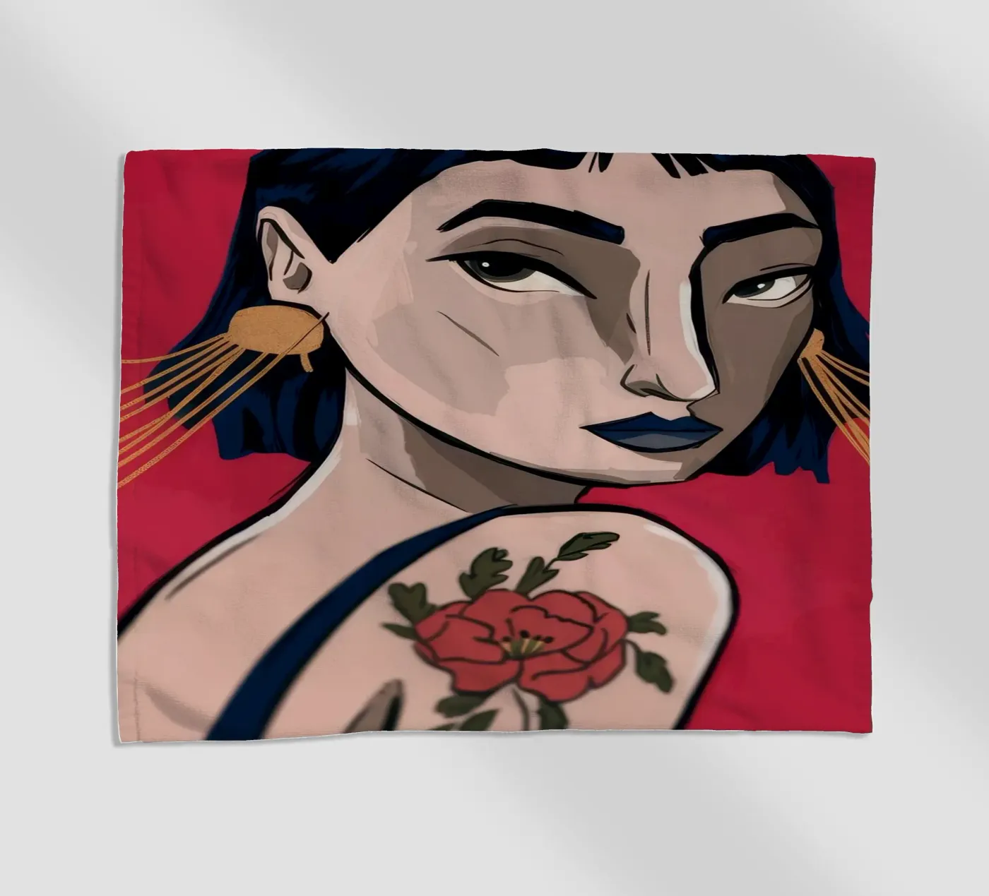 Bold Expression beach towel by Prism Palette