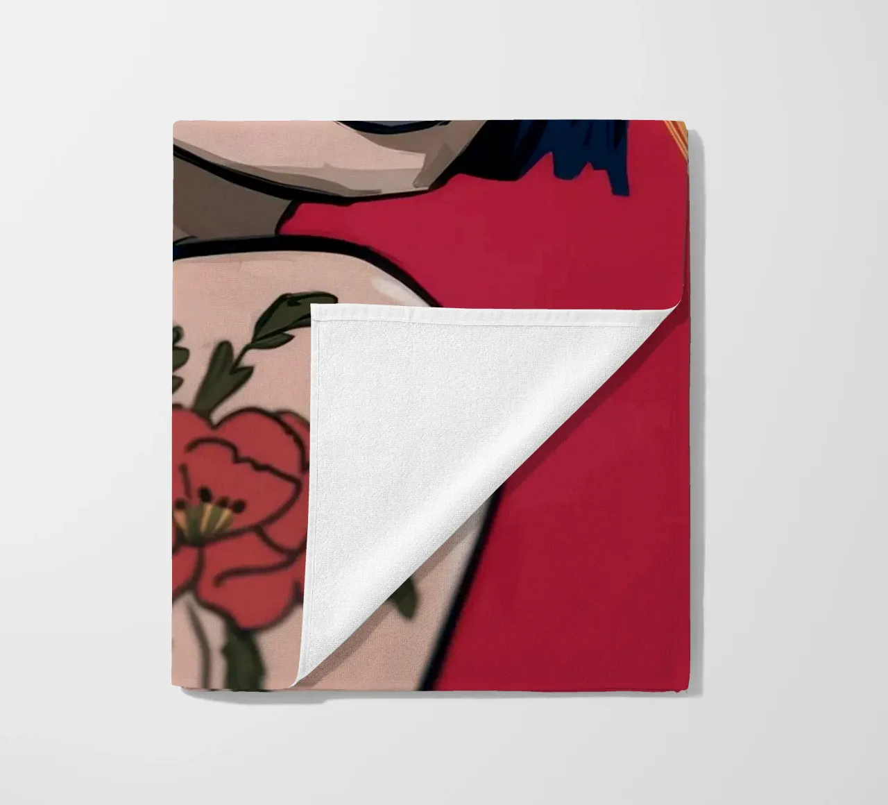 Gedurfde uitdrukking strandhanddoek van Prism Palette