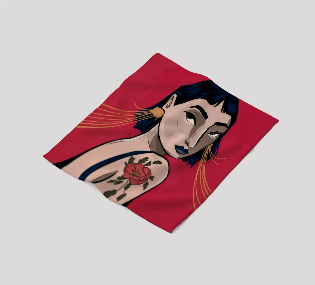 Bold Expression fleece blanket by Prism Palette