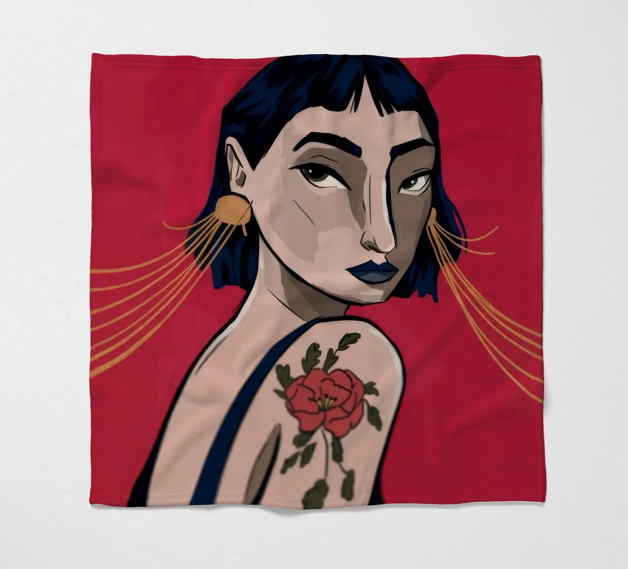 Bold Expression fleece blanket by Prism Palette