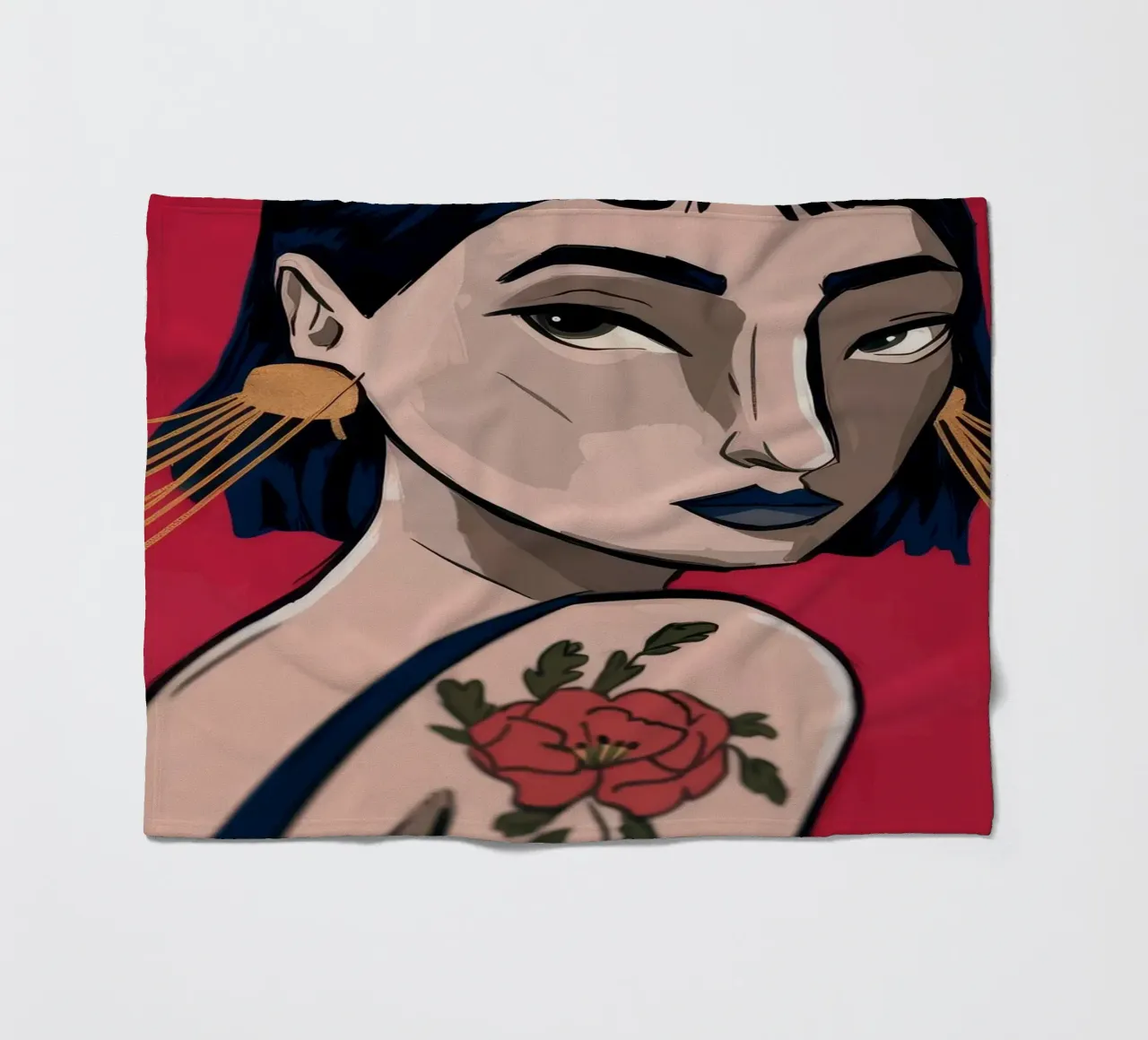 Bold Expression fleece blanket by Prism Palette