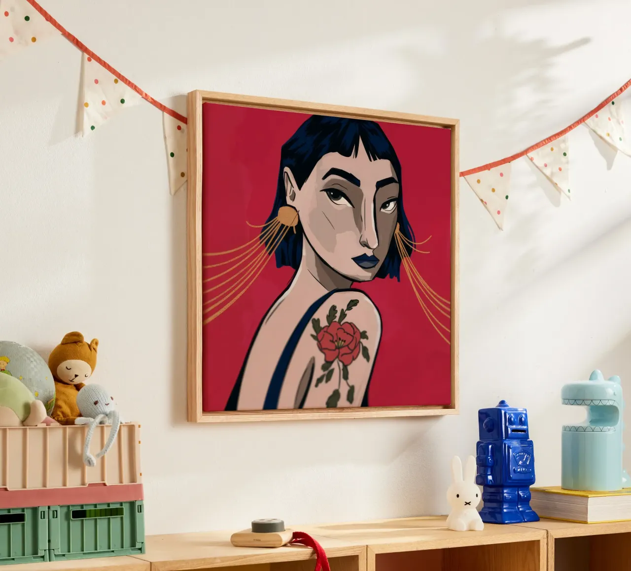 Kühnheit des Ausdrucks Leinwand von Prism Palette