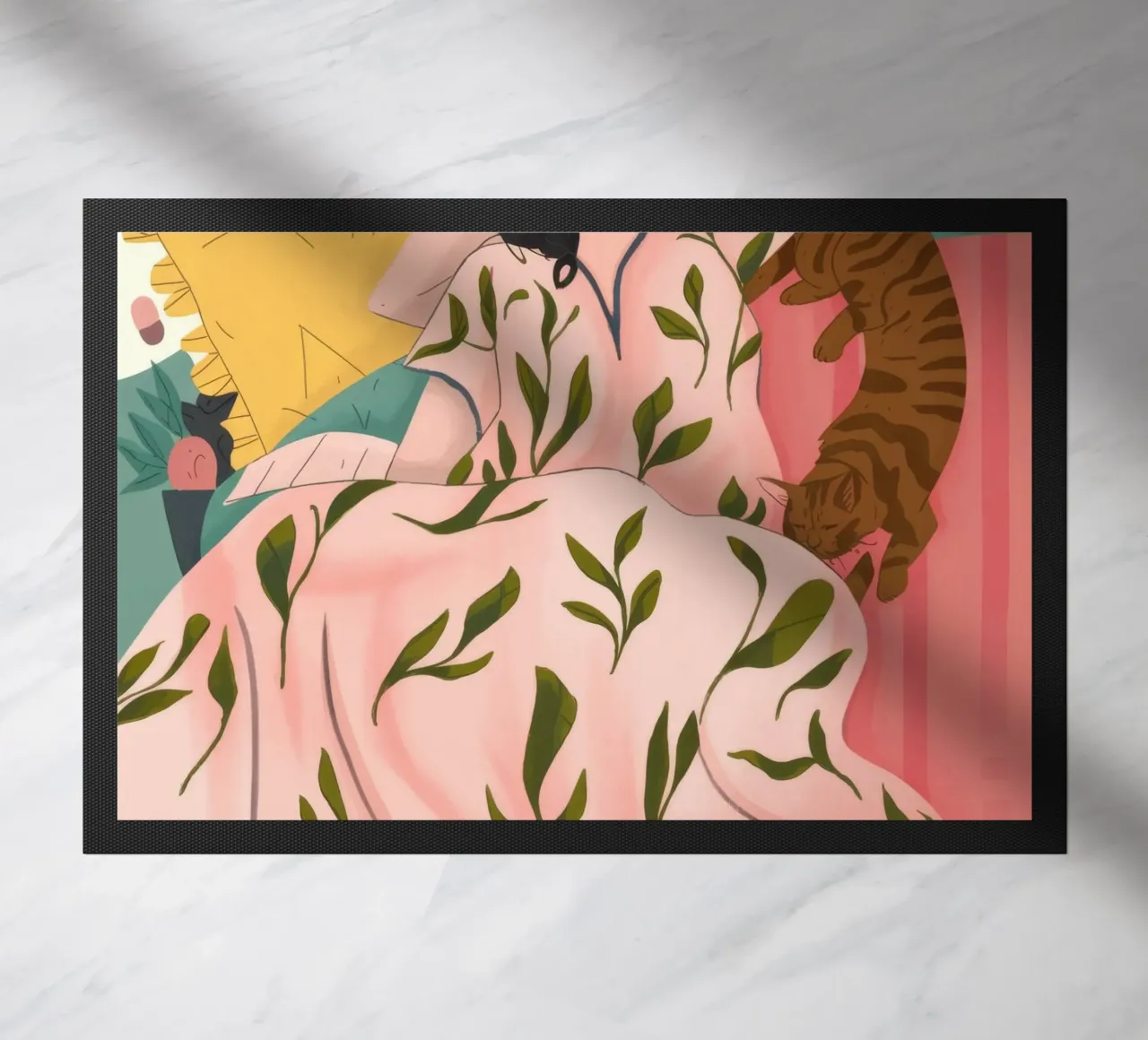 Grillige rust deurmat van Prism Palette