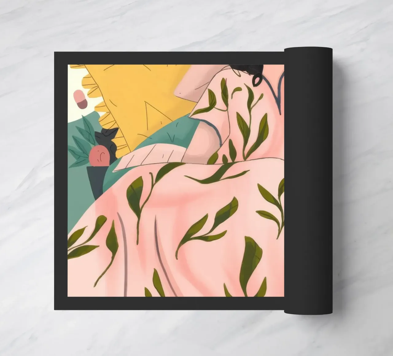 Grillige rust deurmat van Prism Palette