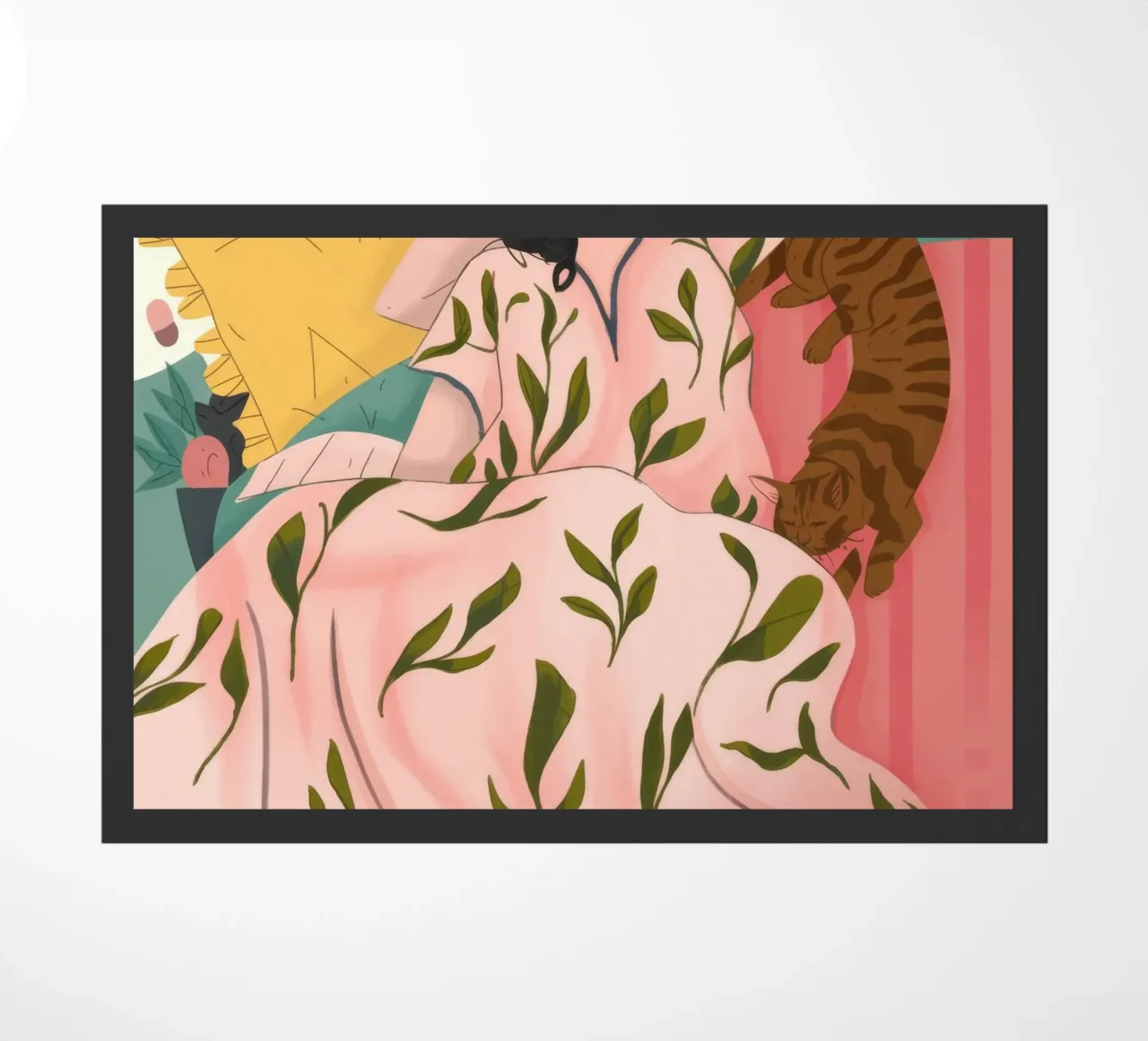 Grillige rust deurmat van Prism Palette