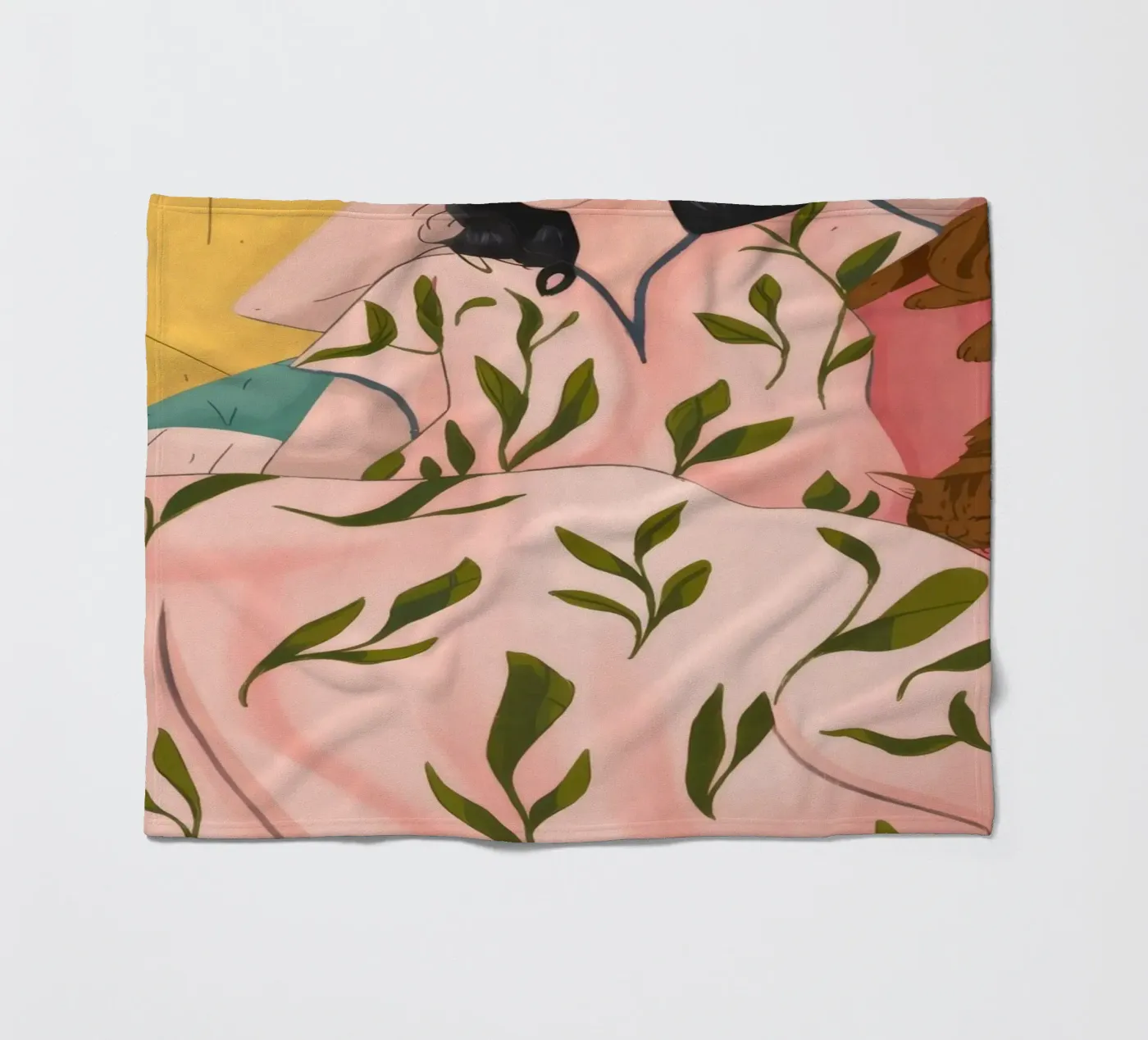 Grillige rust fleecedeken van Prism Palette