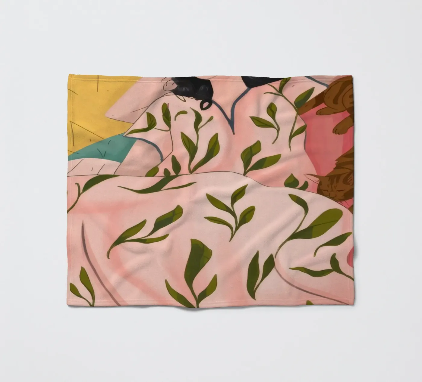 Grillige rust fleecedeken van Prism Palette