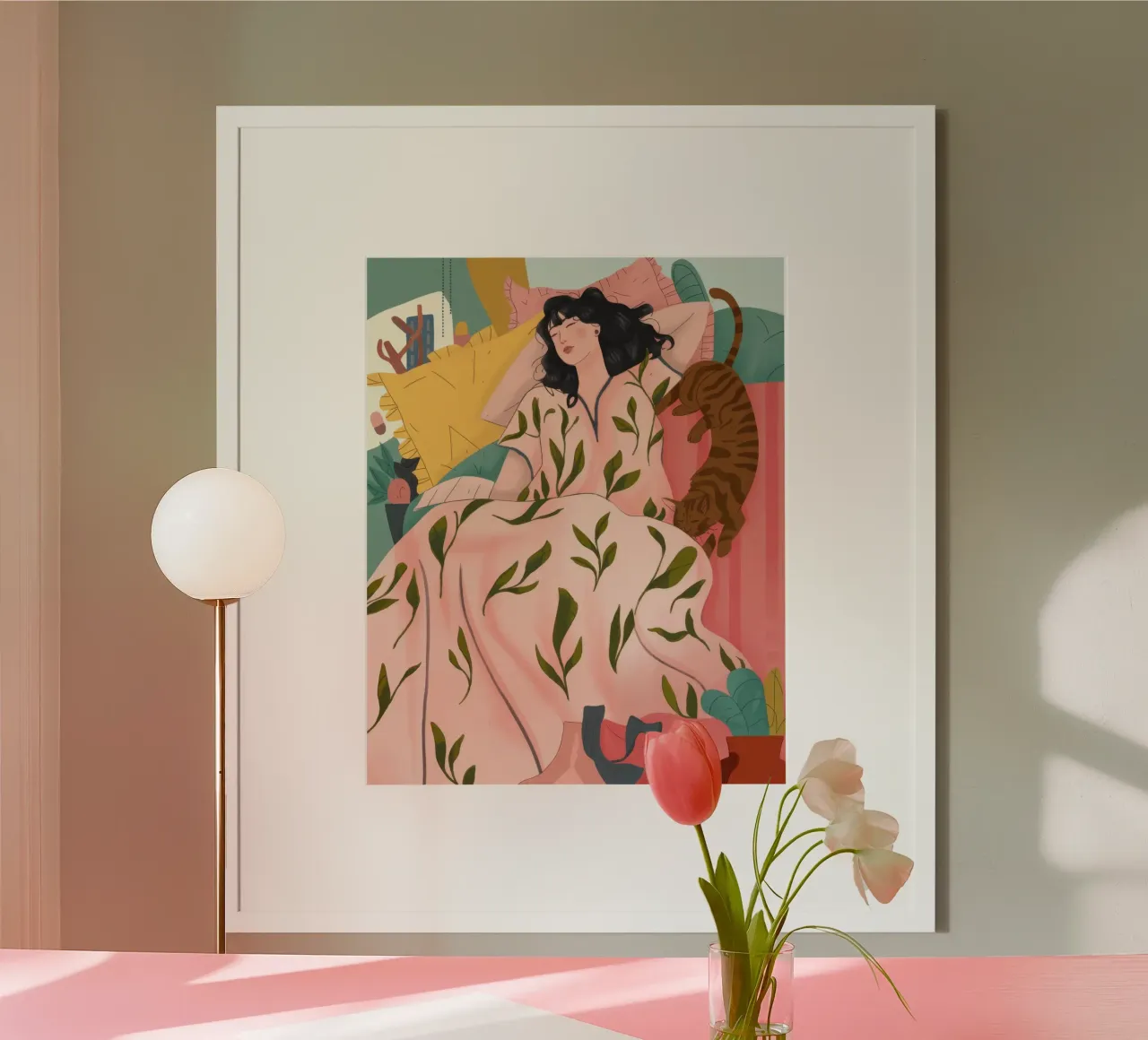 Grillige rust poster van Prism Palette