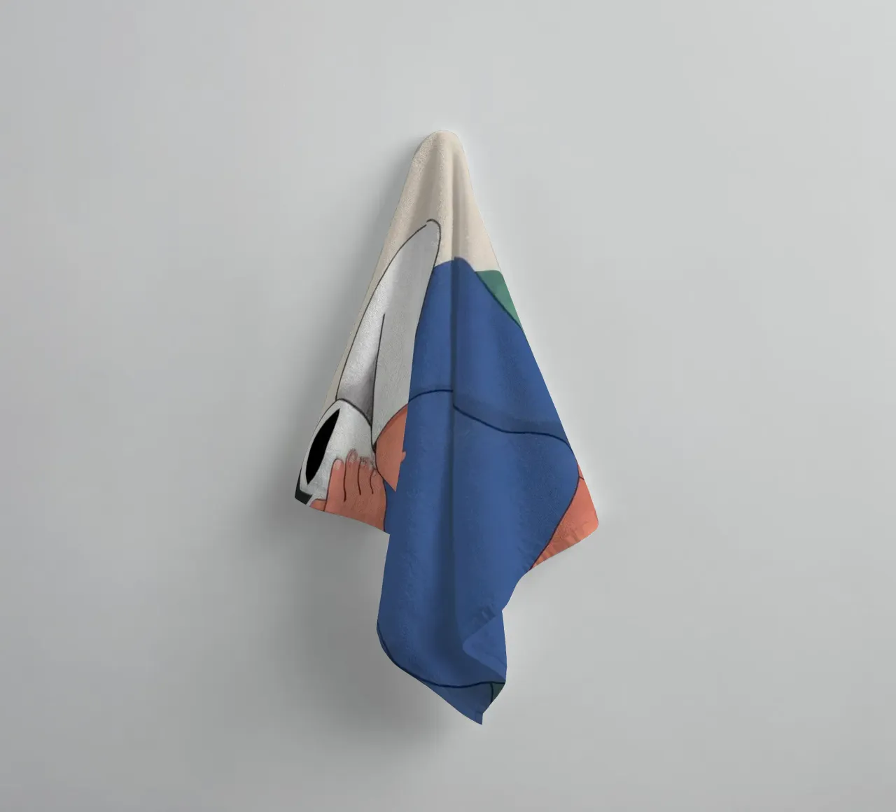 Contemplative Moment towel by Prism Palette