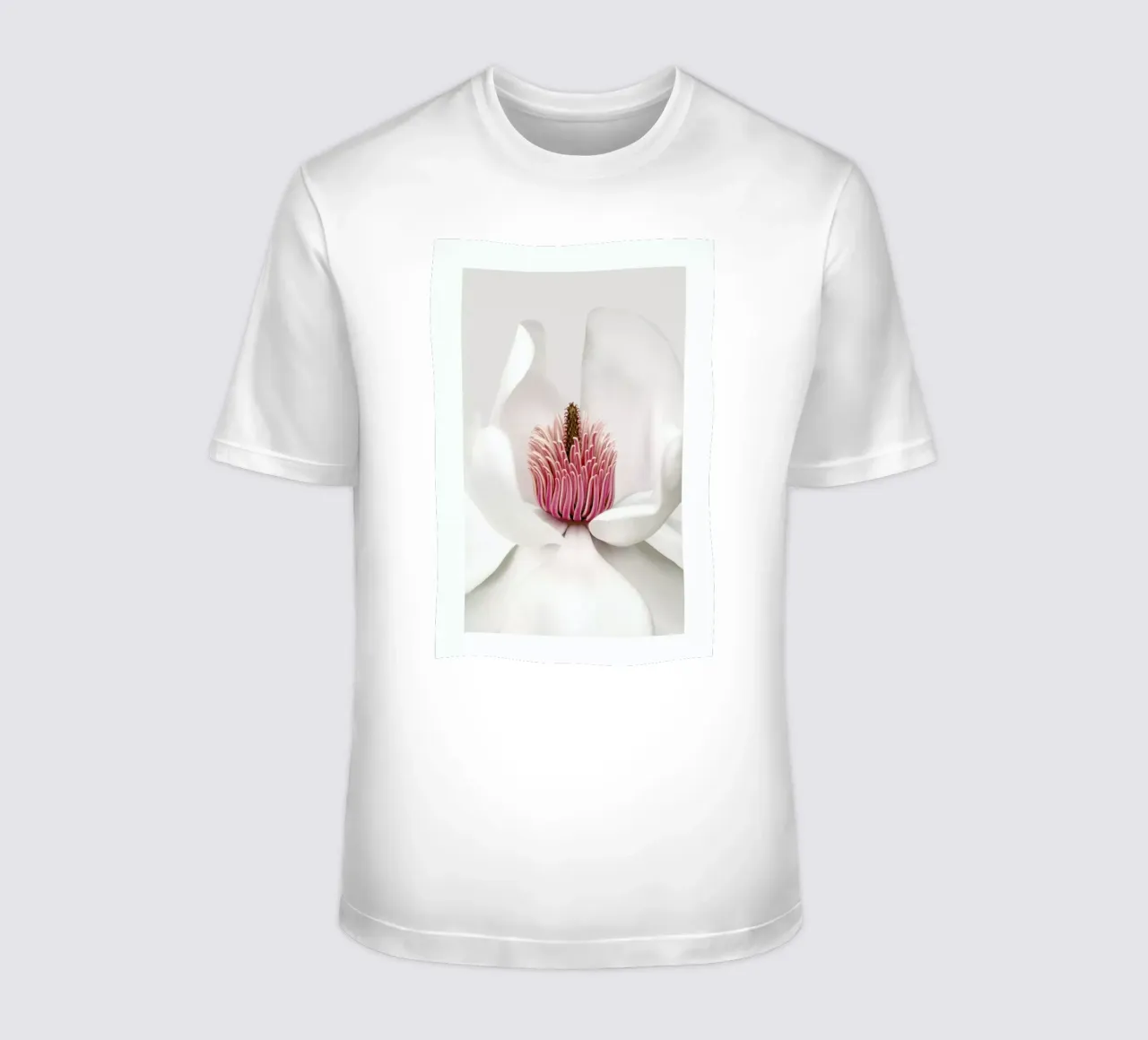 White Magnolia t-shirt van Flora & Fauna