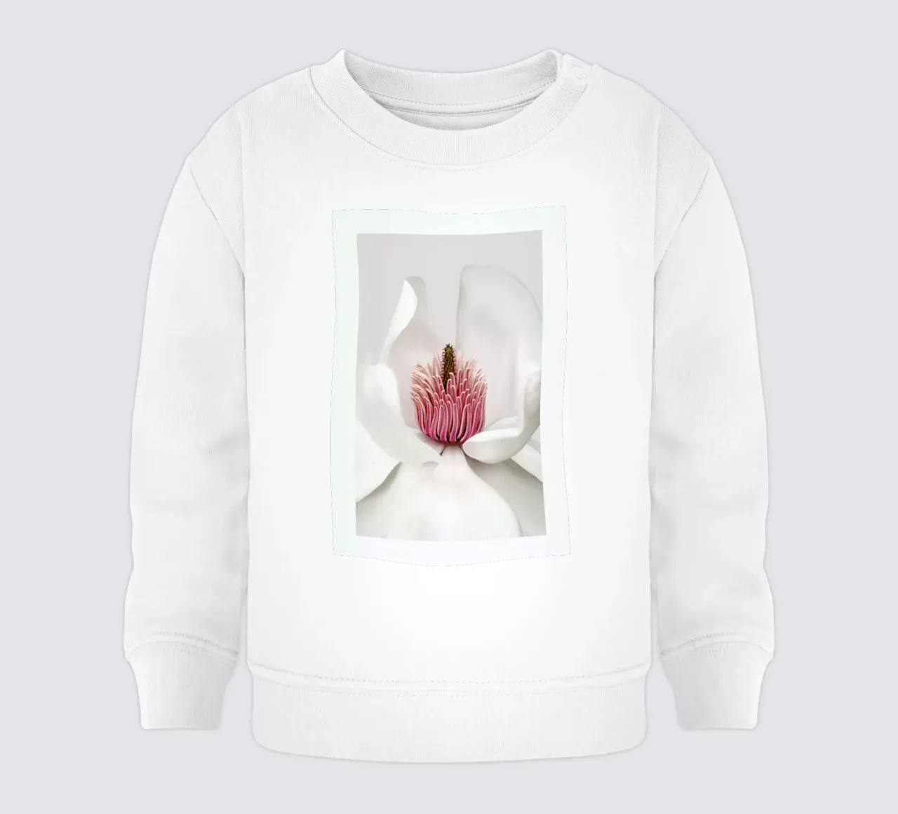White Magnolia felpa neonato da Flora & Fauna