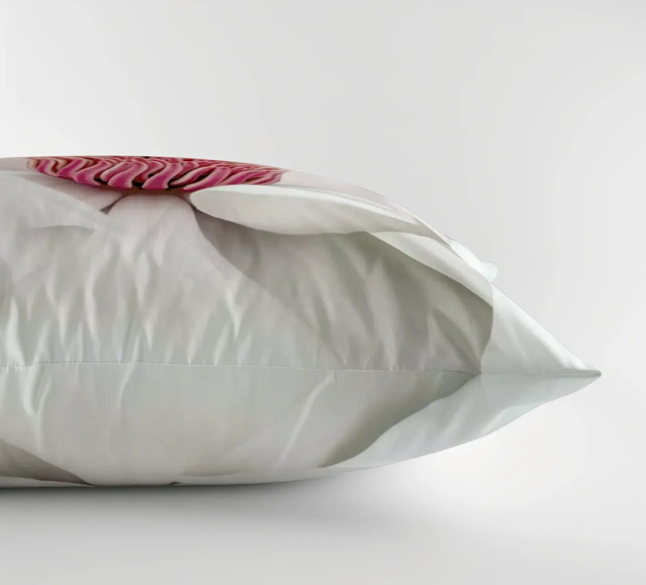 White Magnolia decorative cushion by Flora & Fauna