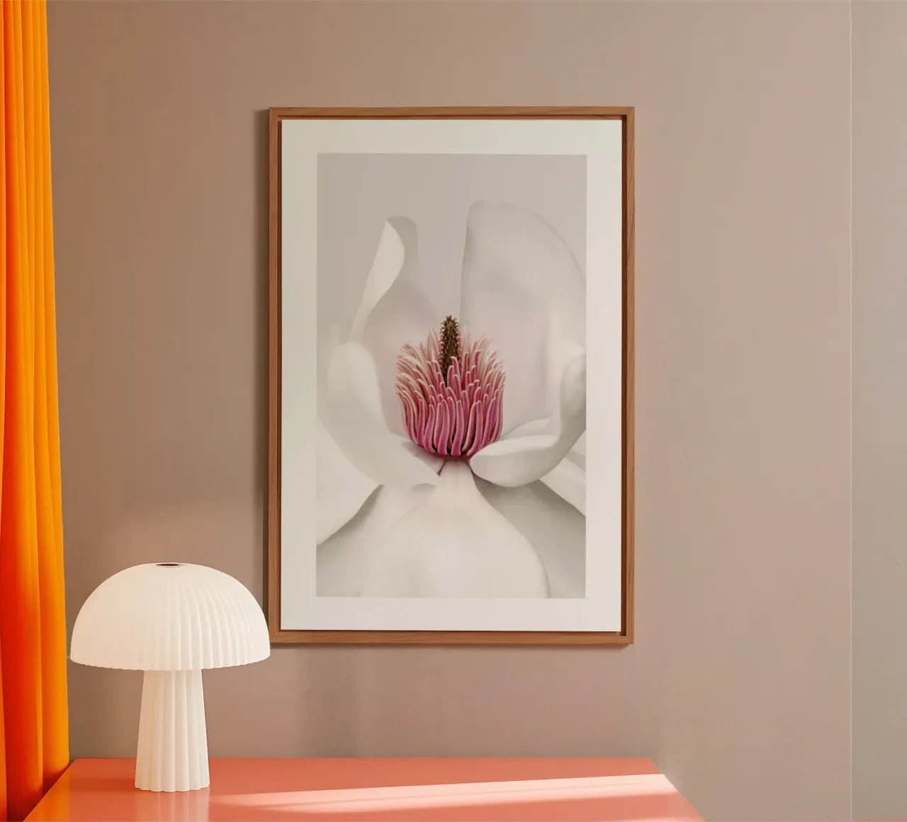 White Magnolia alu-dibond by Flora & Fauna
