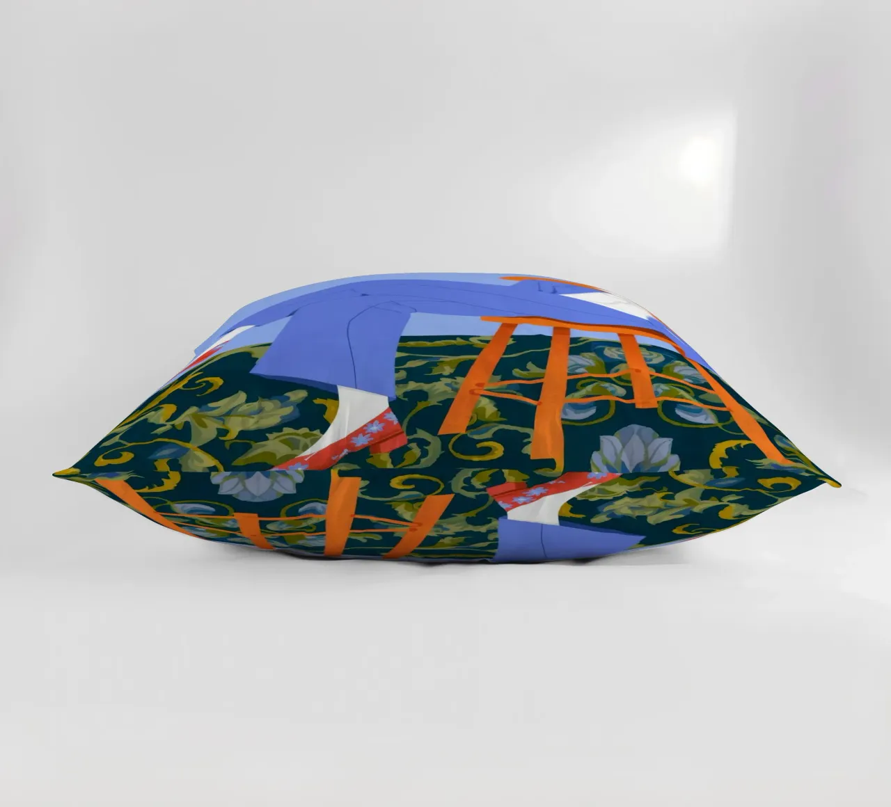 Blue Serenity Chair decorative cushion by Prism Palette