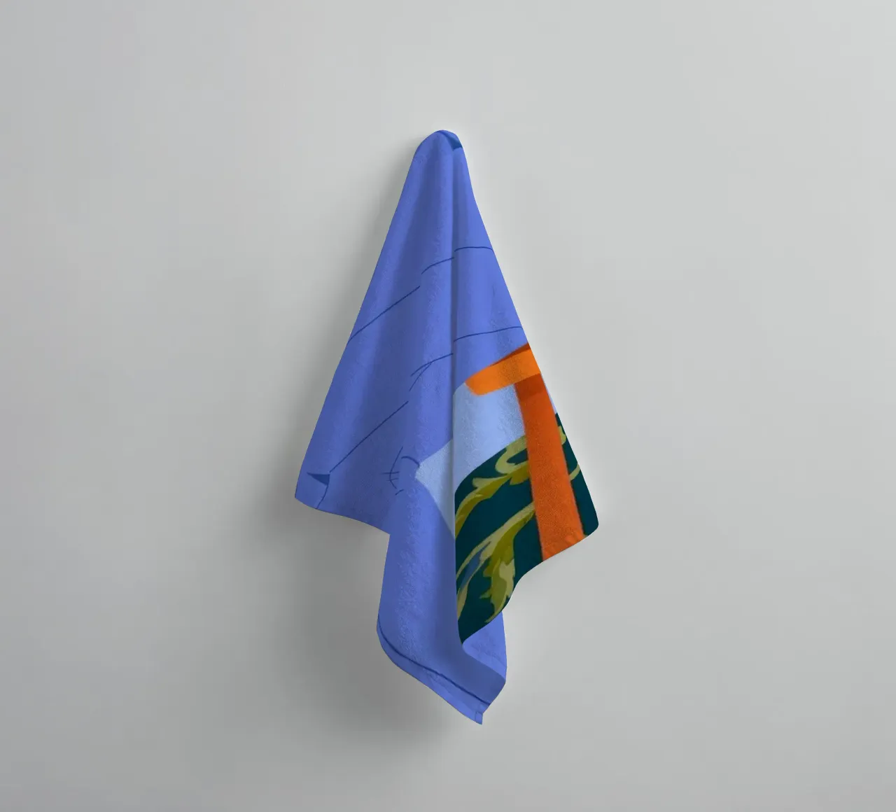 Blue Serenity Chair towel by Prism Palette
