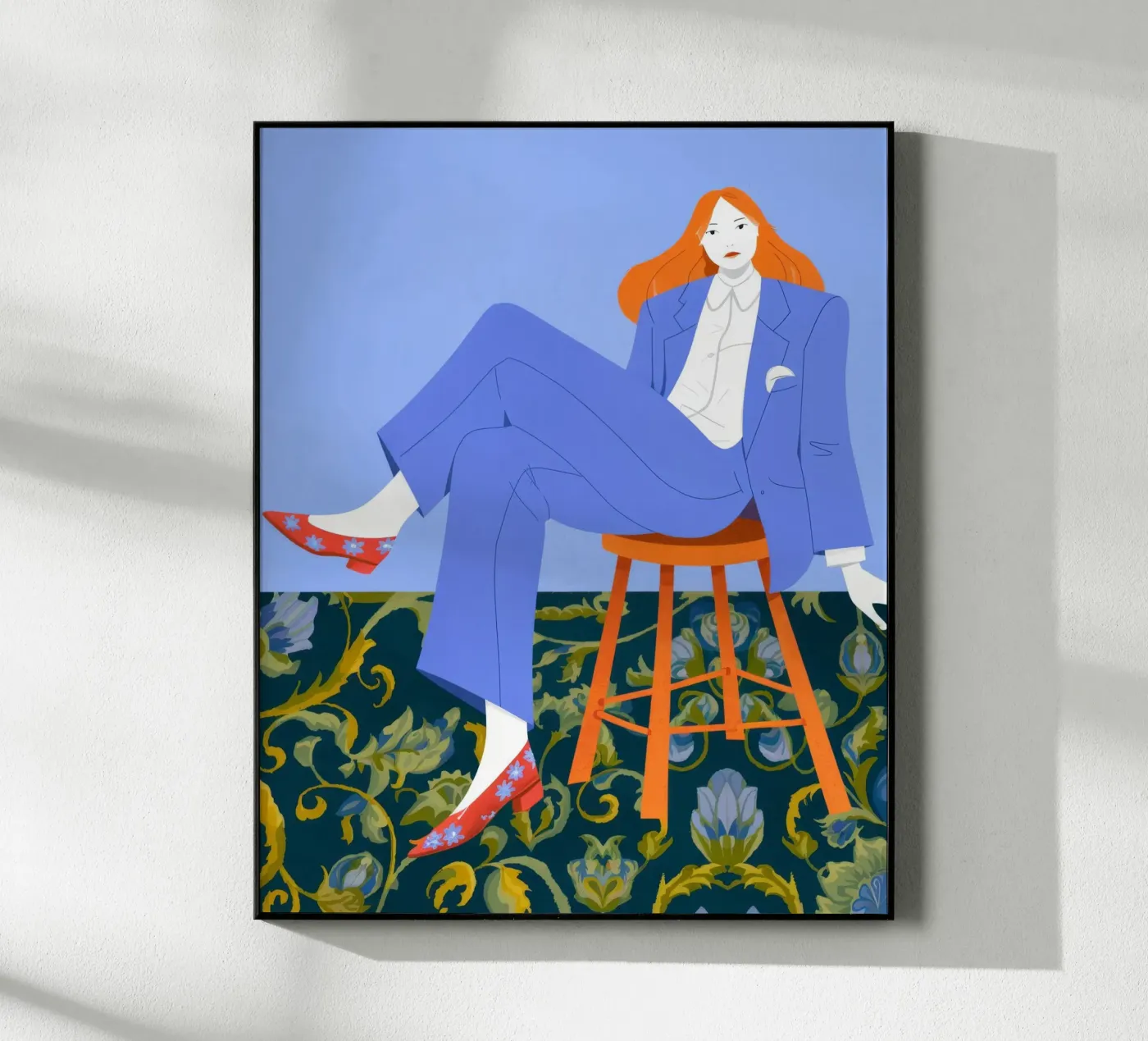 Blue Serenity Chair plexiglass da Prism Palette