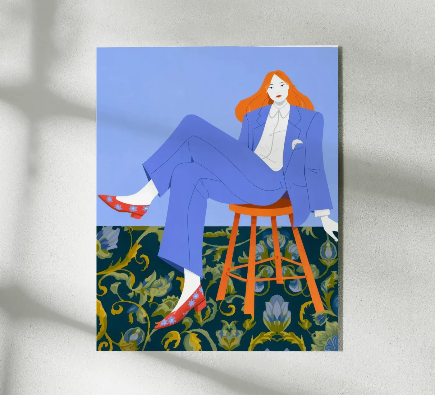 Blue Serenity Chair plexiglass da Prism Palette