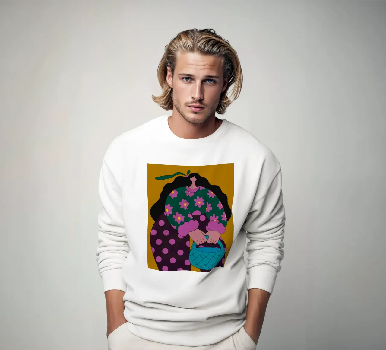 Cestino a pois felpa da Prism Palette