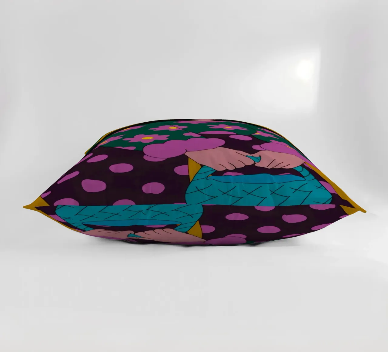 Cestino a pois cuscino da Prism Palette