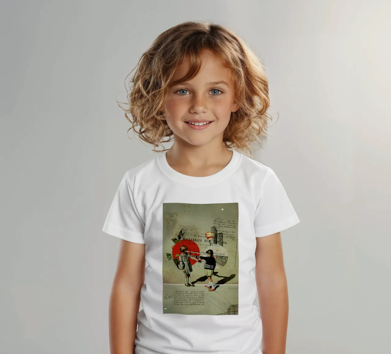 Oranges Kinder T-Shirt von Frank Moth