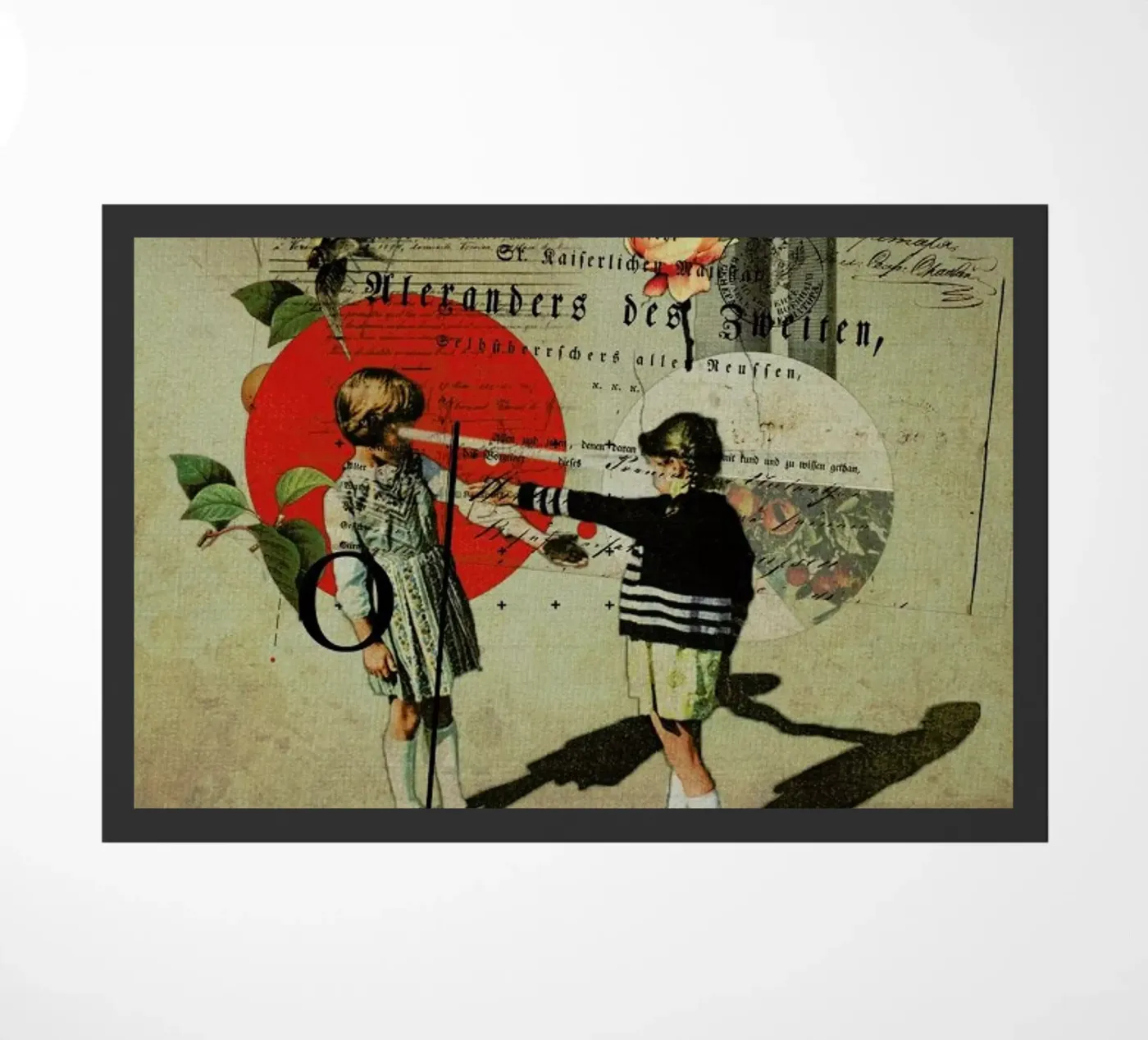 Oranges paillasson de Frank Moth