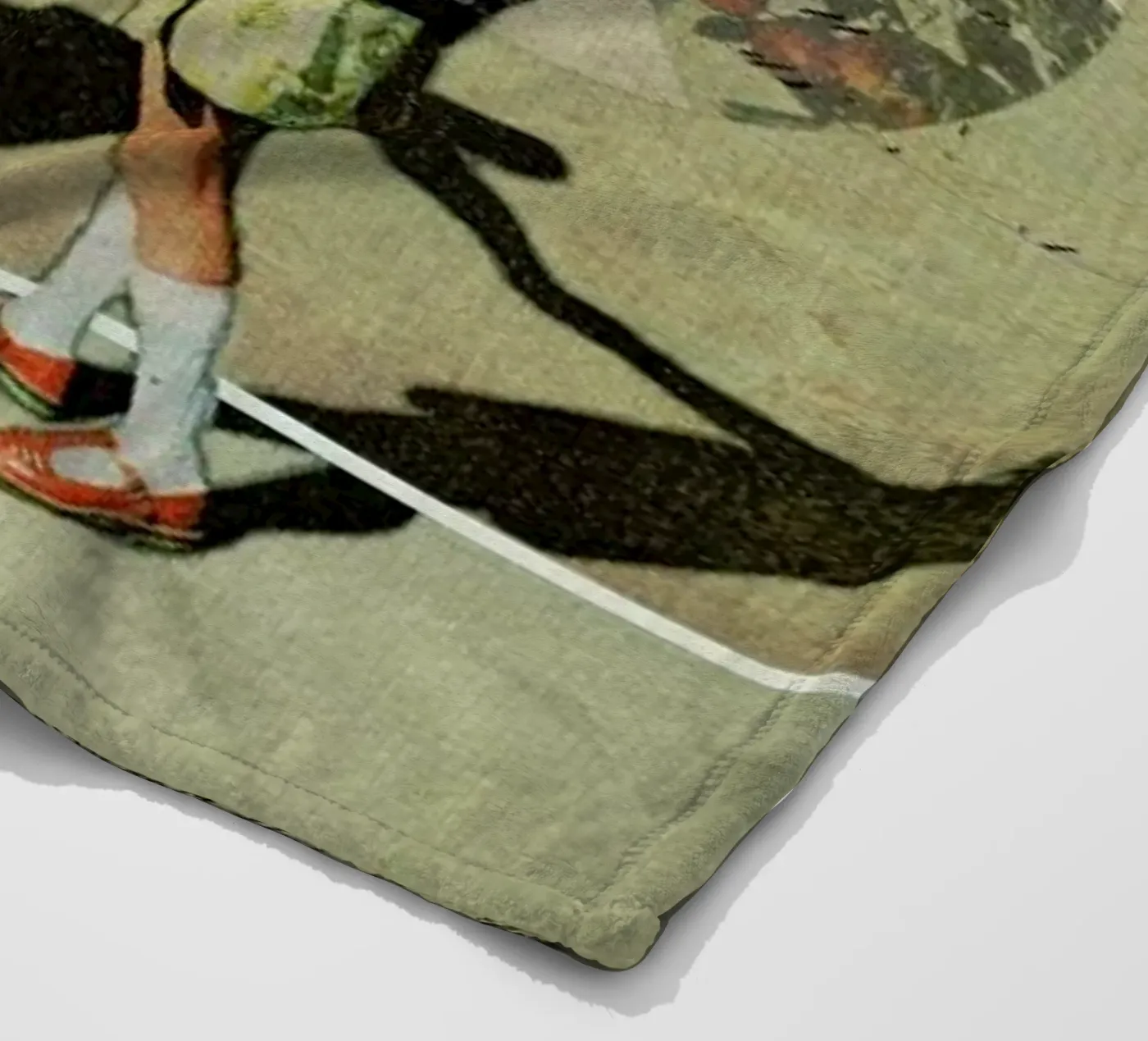 Oranges fleecedeken van Frank Moth