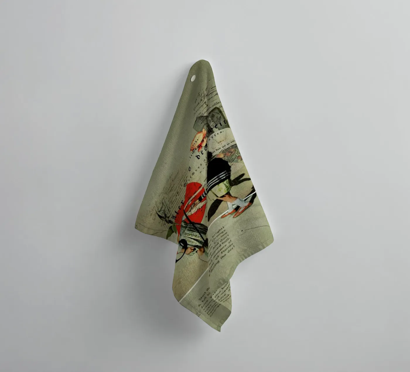 Oranges badhanddoek van Frank Moth