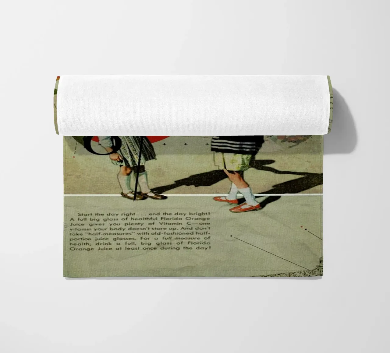 Oranges beach towel by Frank Moth