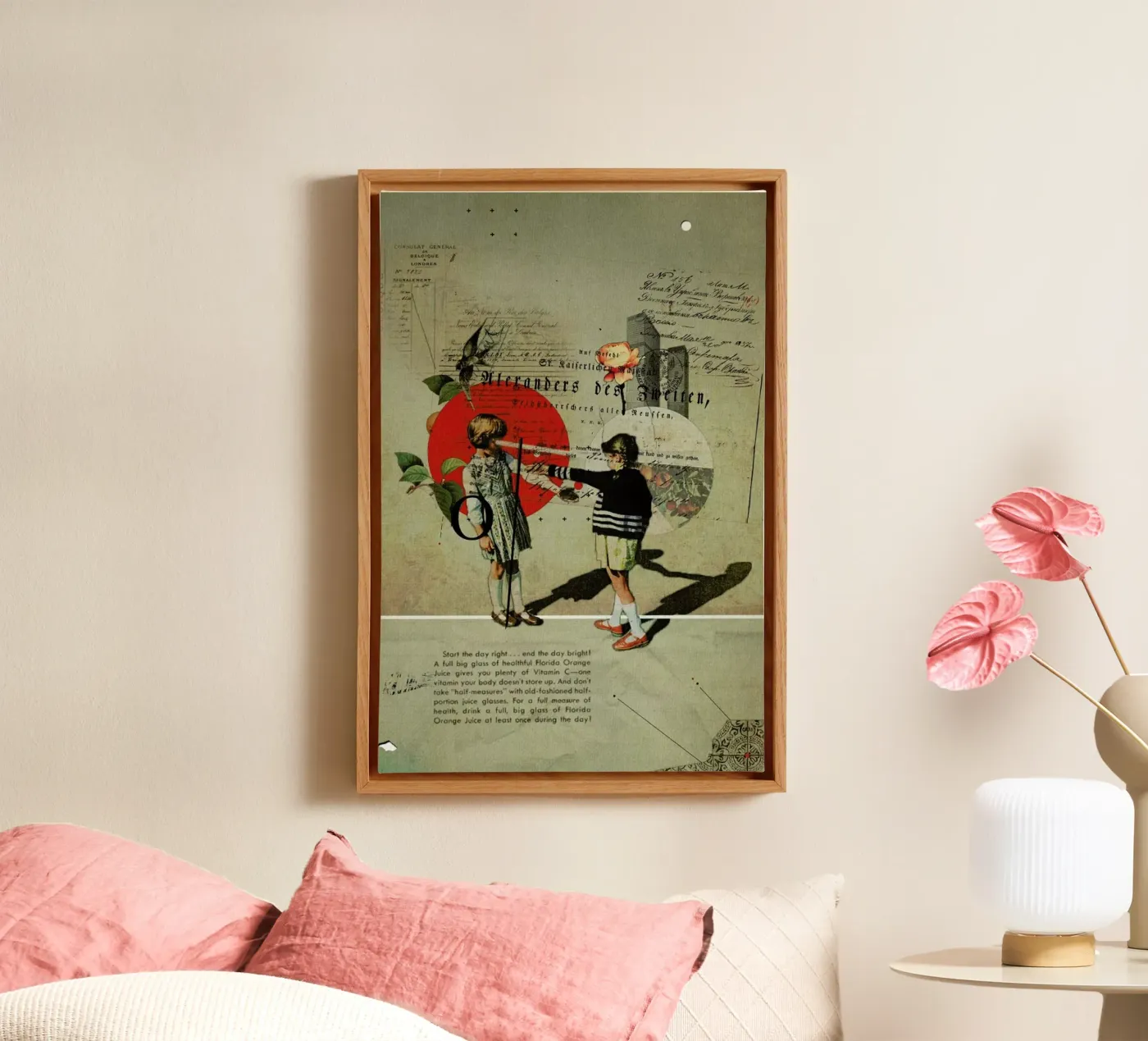 Oranges canvas van Frank Moth