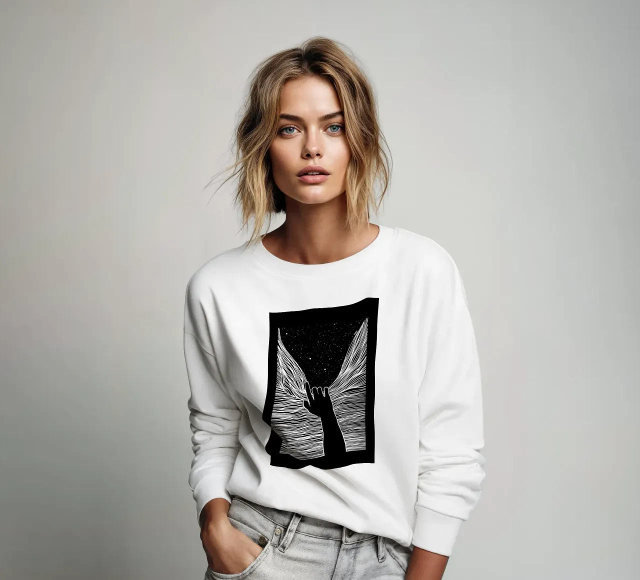 Through Window Up sweatshirt van Ninhol