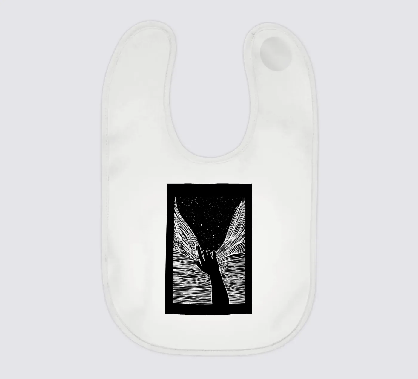 Through Window Up baby slabbetje van Ninhol