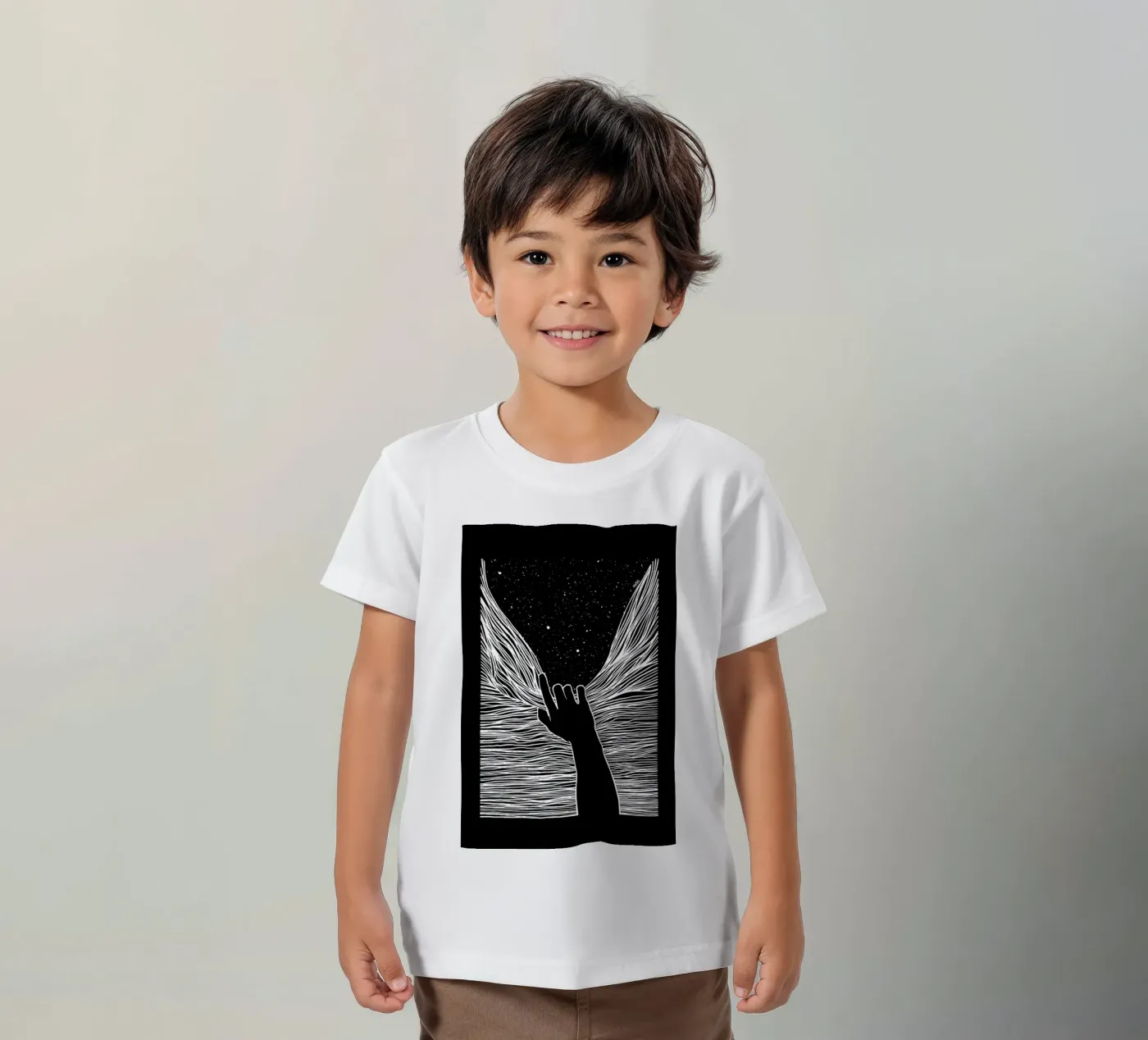 Through Window Up t-shirt bambini da Ninhol