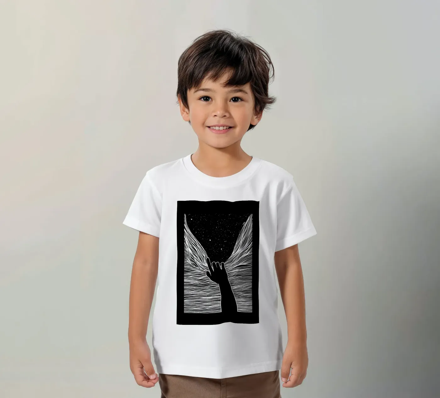 Through Window Up t-shirt bambini da Ninhol