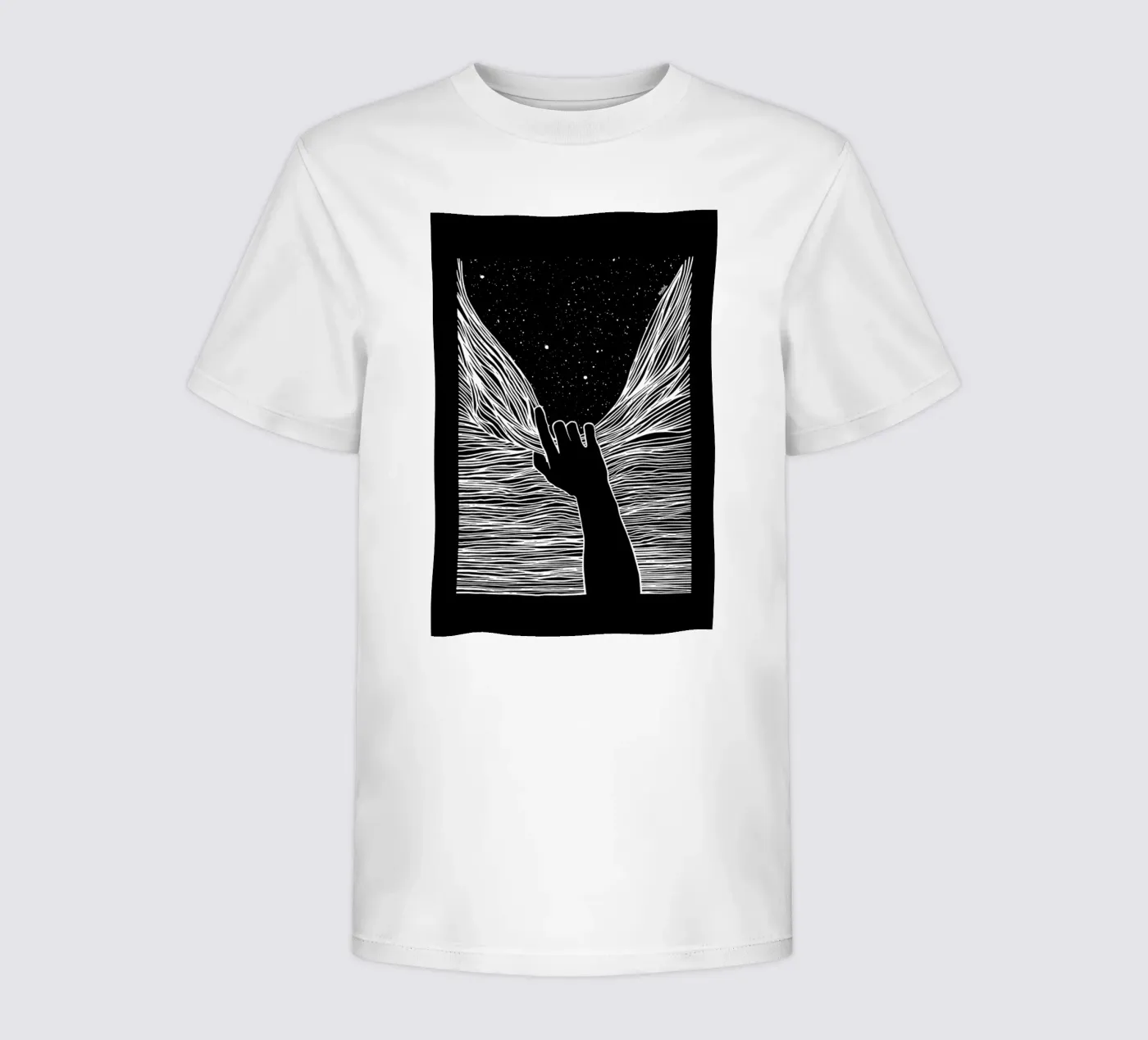 Through Window Up kinder t-shirt van Ninhol