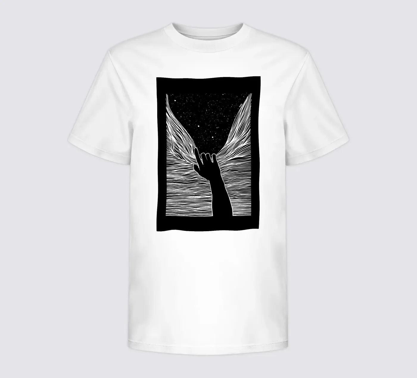 Through Window Up kinder t-shirt van Ninhol