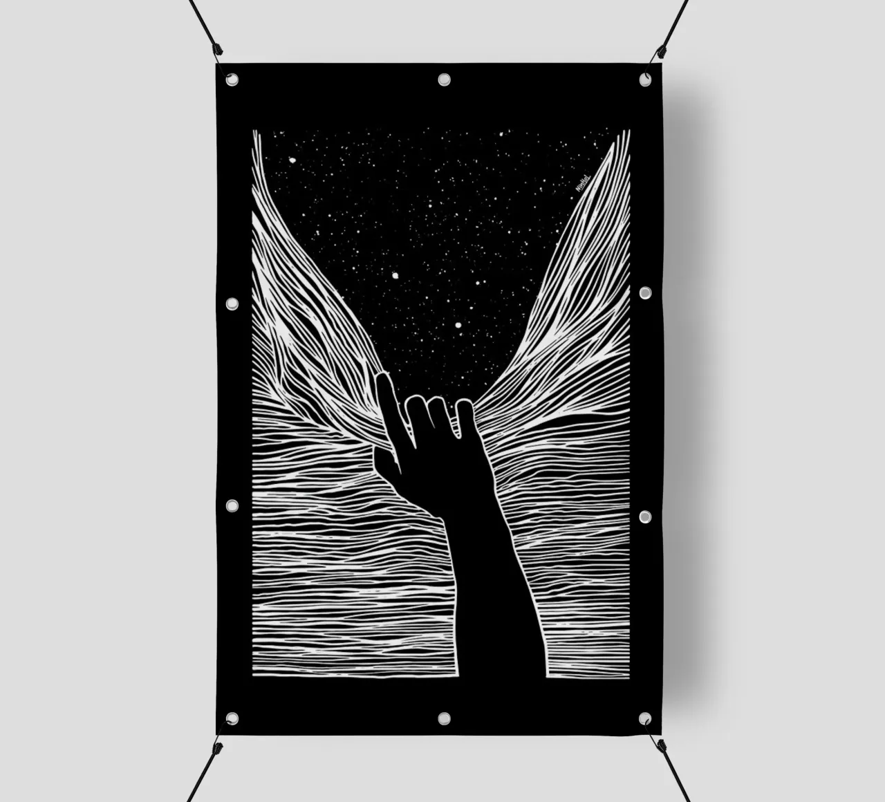 Through Window Up telo in pvc da Ninhol