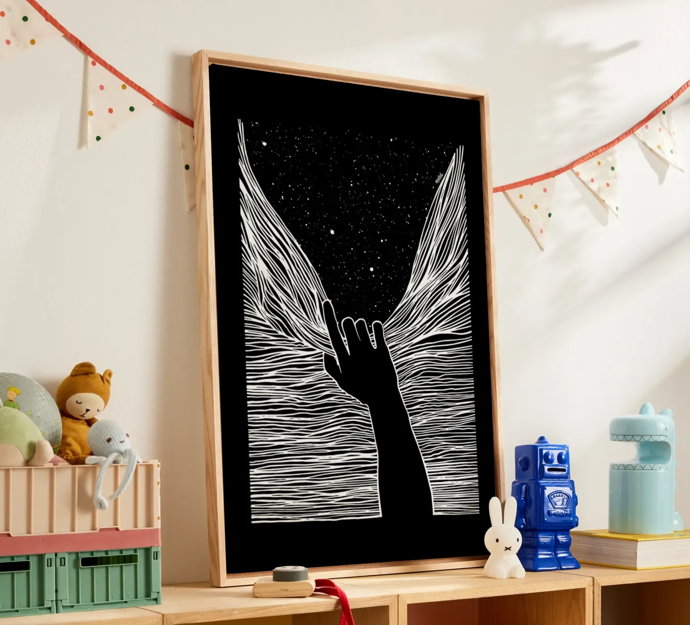 Through Window Up canvas by Ninhol