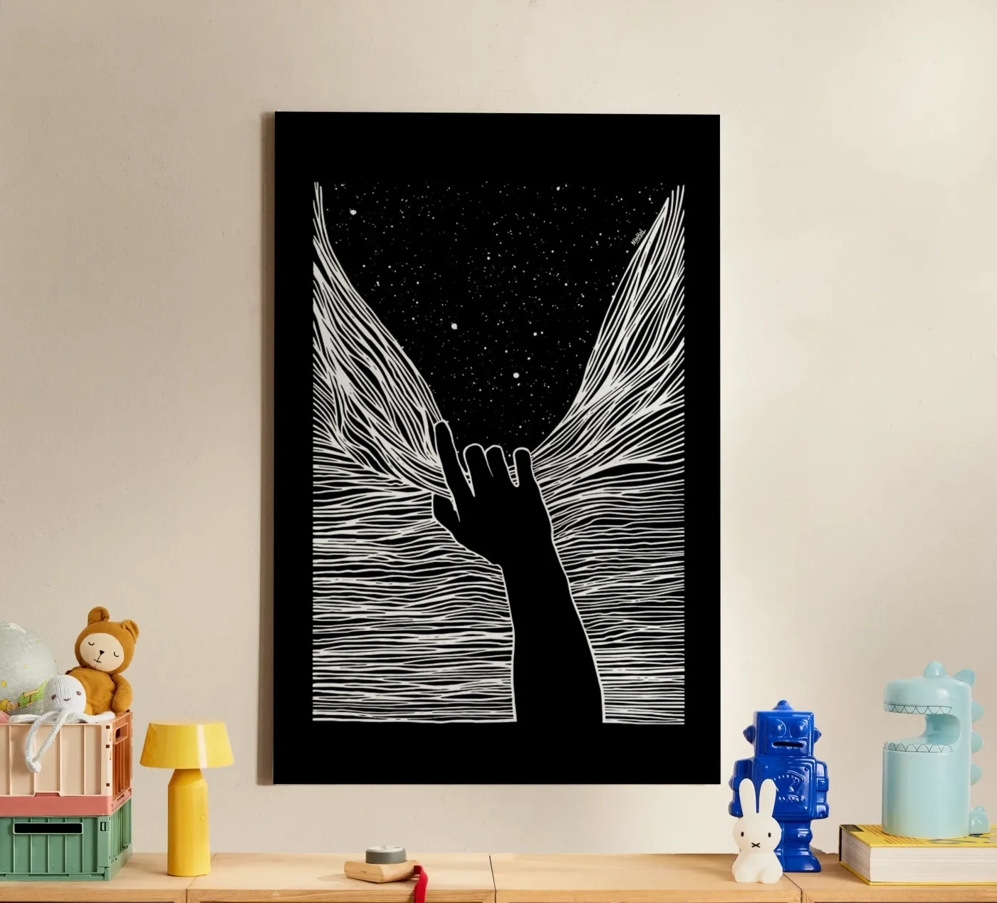 Through Window Up canvas by Ninhol