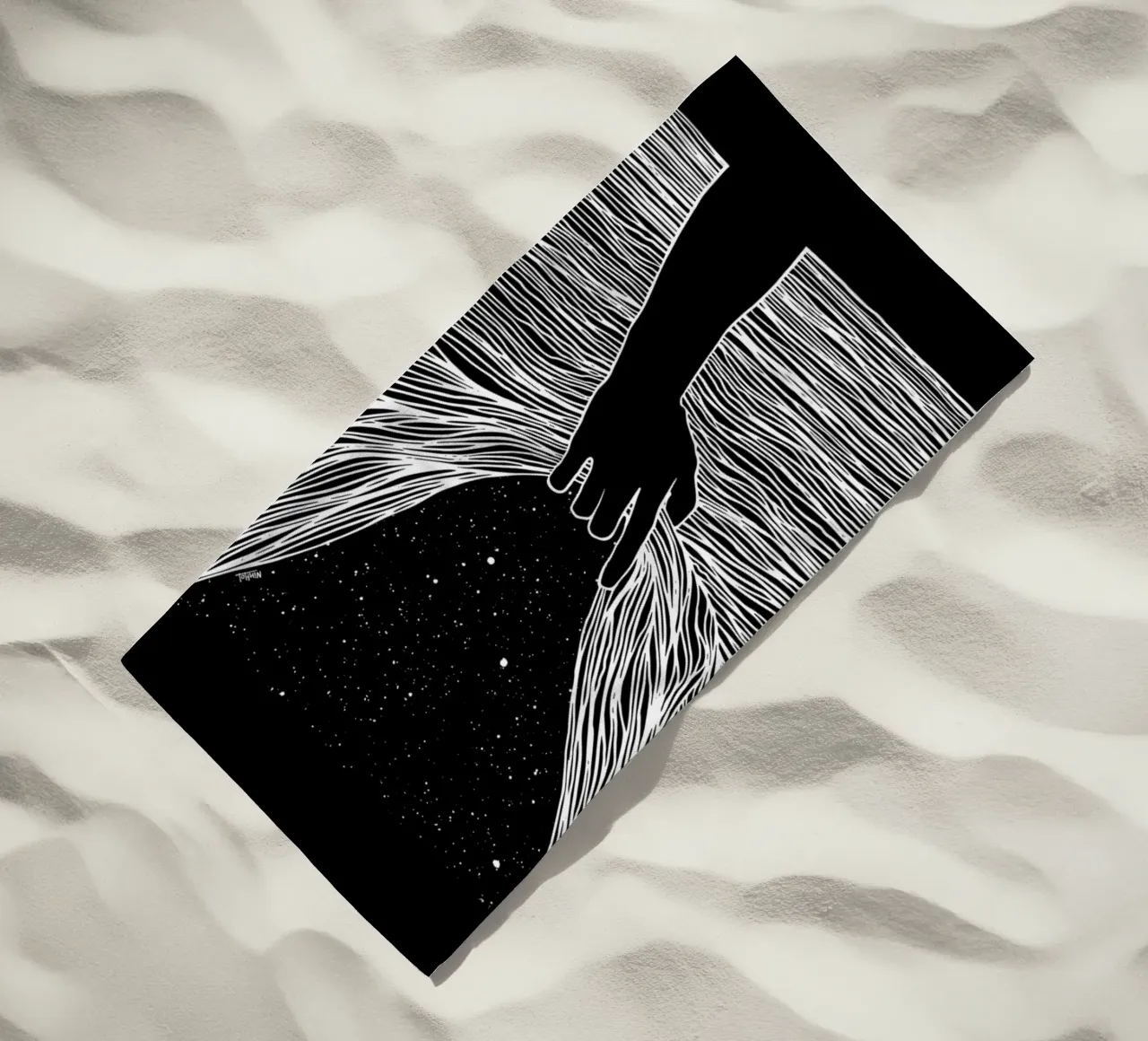 Through Window Up beach towel by Ninhol