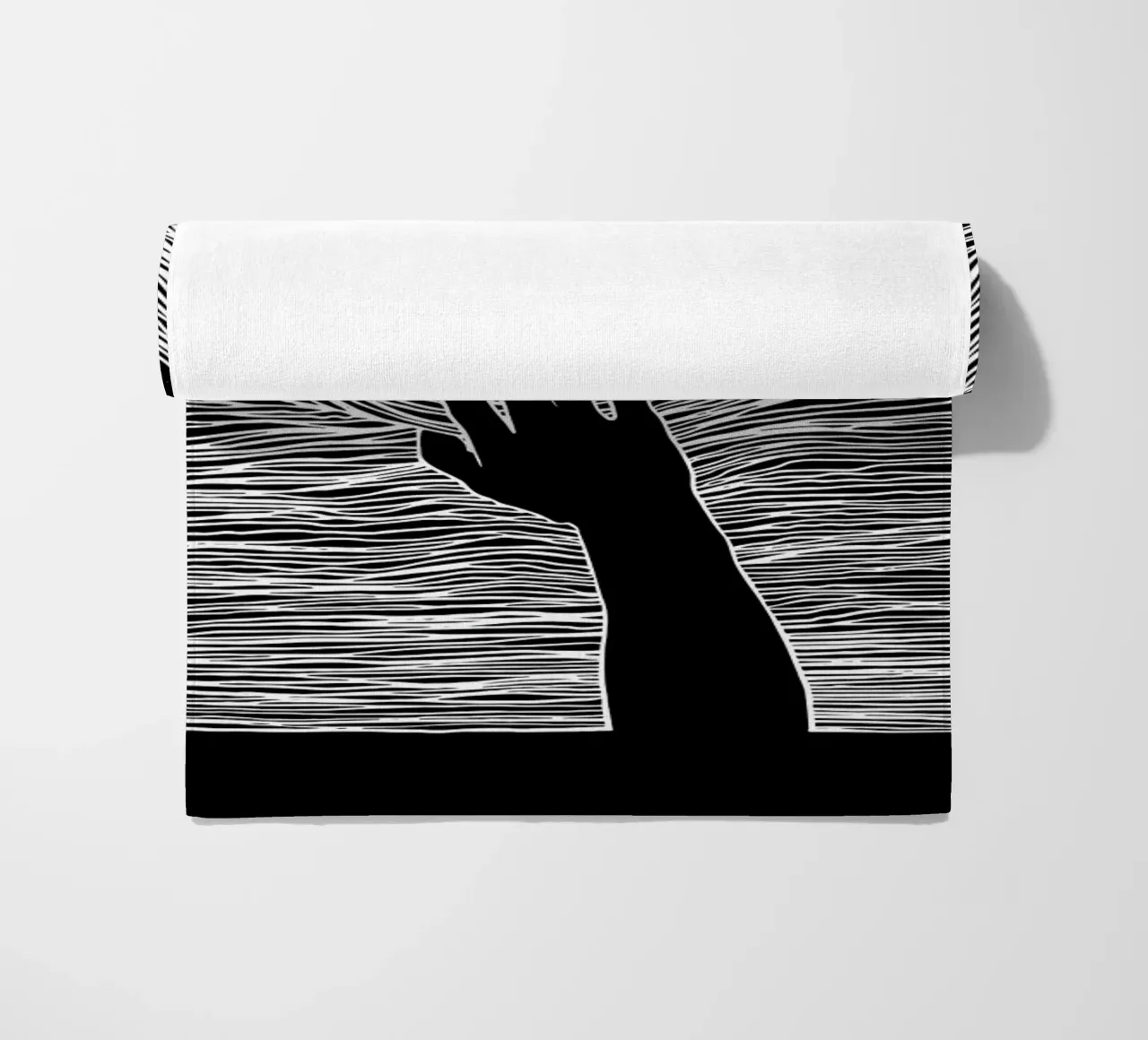 Through Window Up beach towel by Ninhol