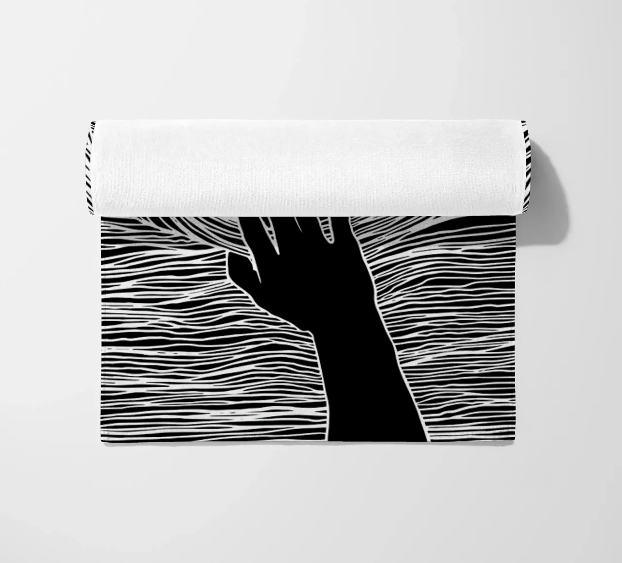 Through Window Up beach towel by Ninhol