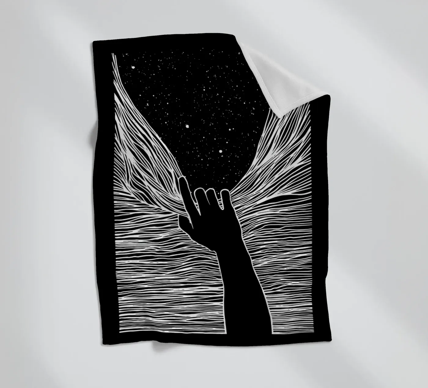 Through Window Up fleecedeken van Ninhol