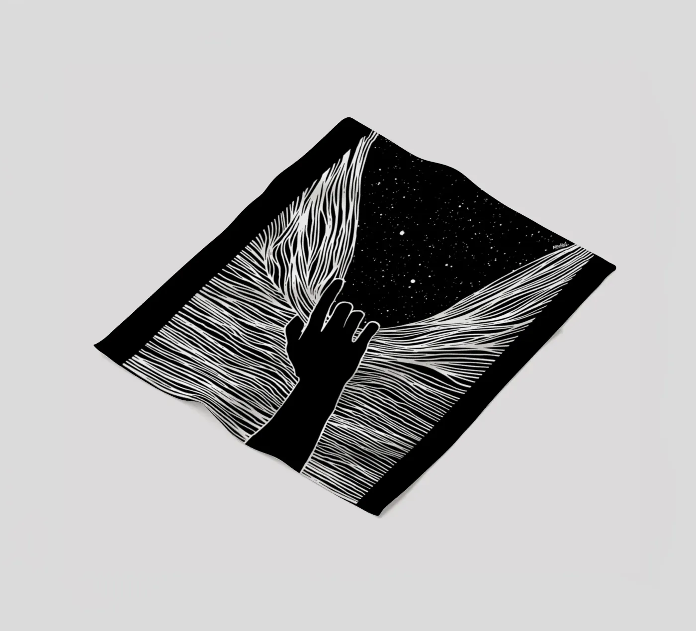 Through Window Up fleecedeken van Ninhol