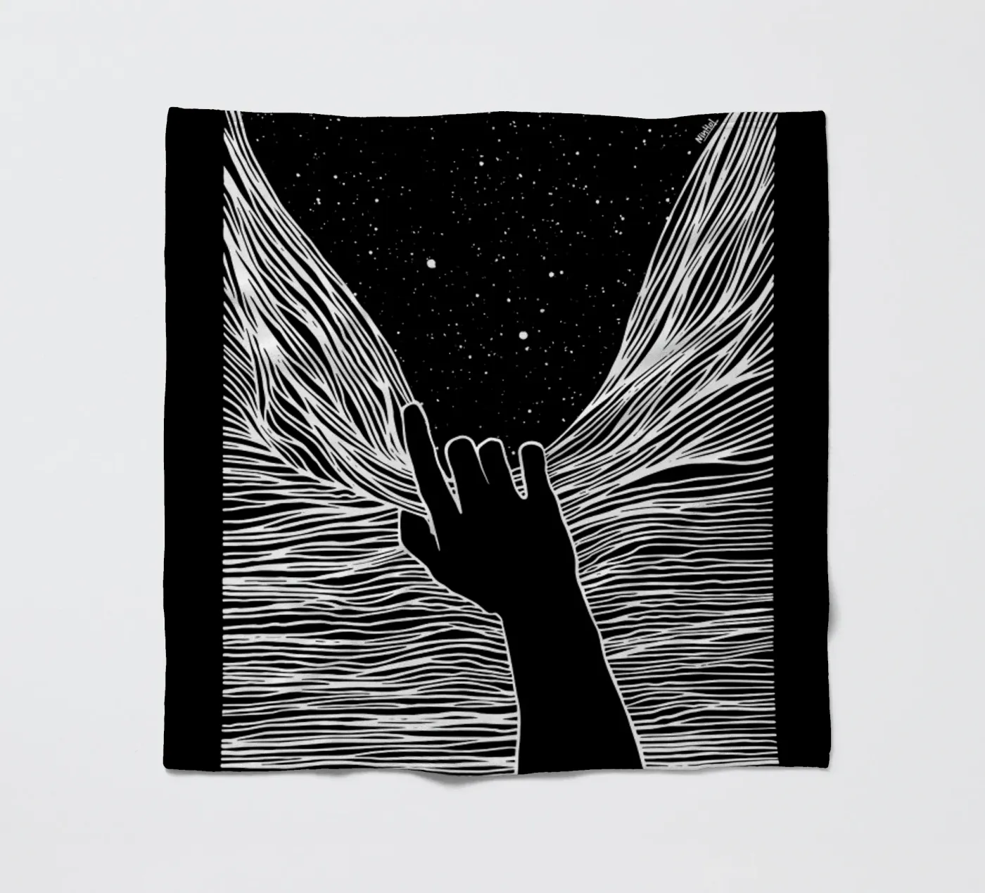 Through Window Up fleecedeken van Ninhol